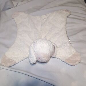 Baby Gund Comfy Cozy Lopsy Lamb Sheep Plush Lovey Security 58935 Soft Satin Feet